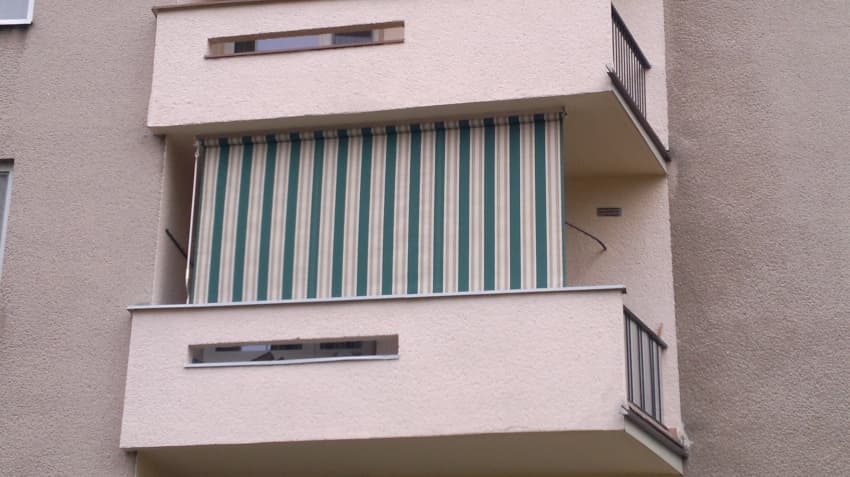 Svislé clony – detail